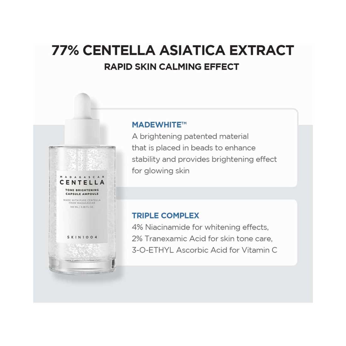 SKIN1004 - Madagascar Centella Tone Brightening Capsule Ampoule