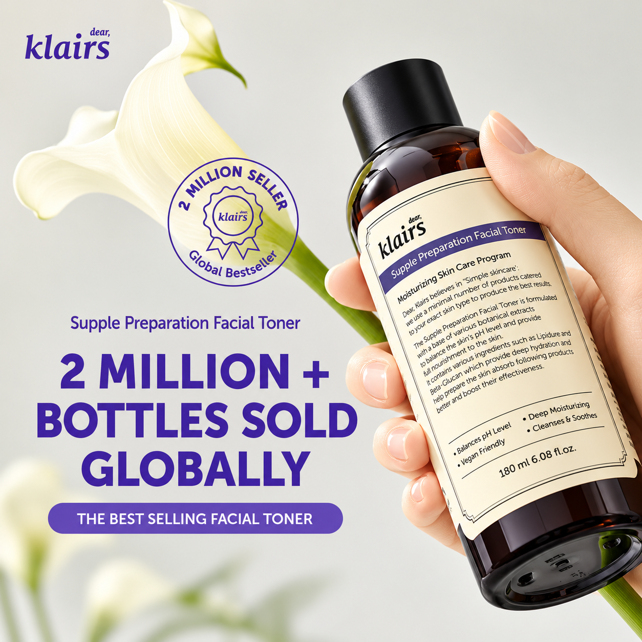 Klairs - Supple Preparation Facial Toner 180ml