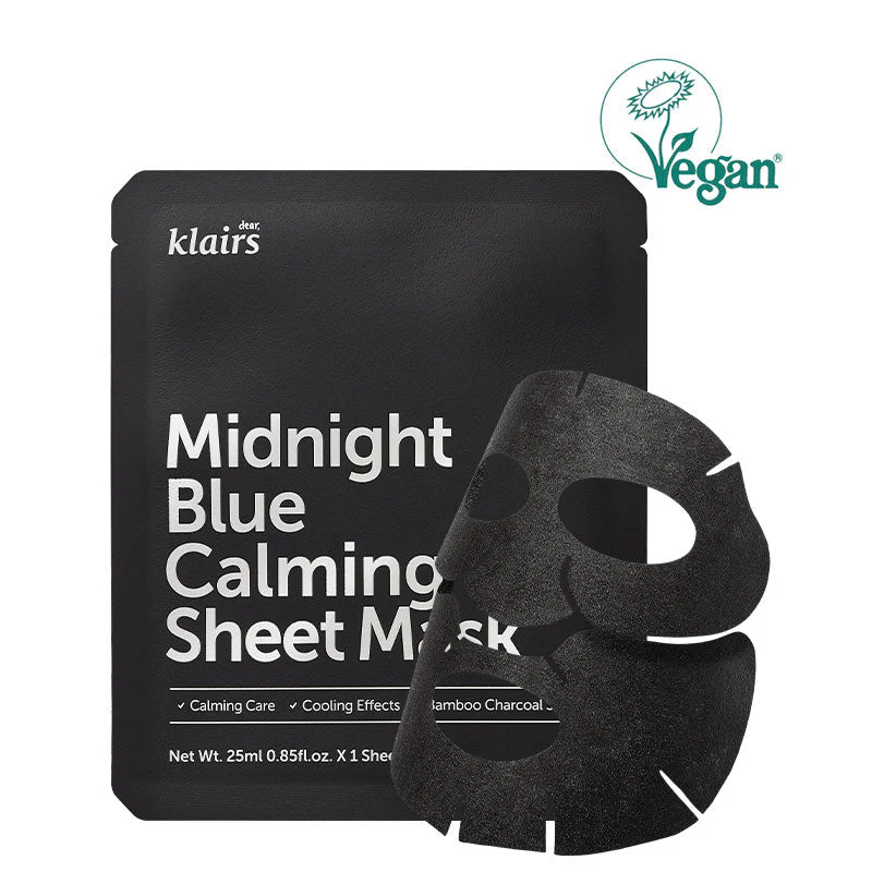 Klairs - Sheet Mask 1pc - 2 Types Midnight Blue Calming