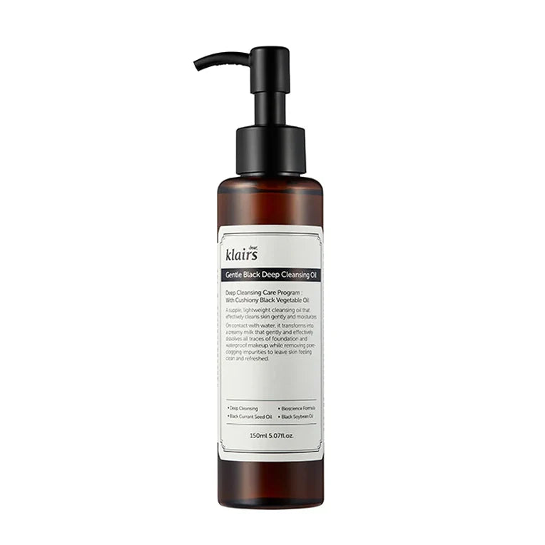 Klairs - Gentle Black Deep Cleansing Oil
